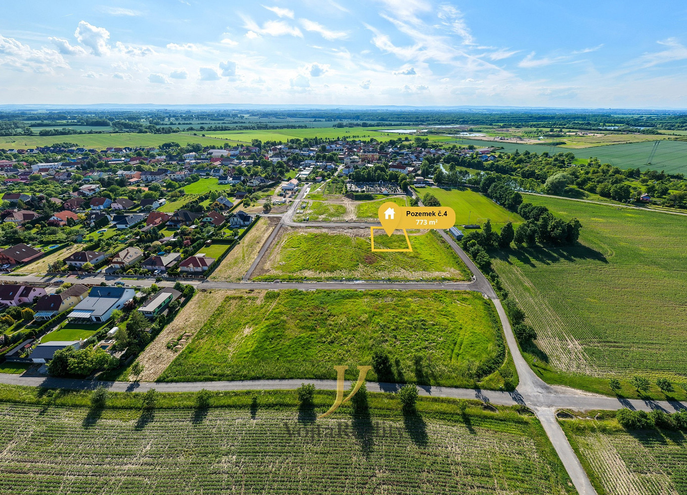 Prodej stavebního pozemku 773 m²
