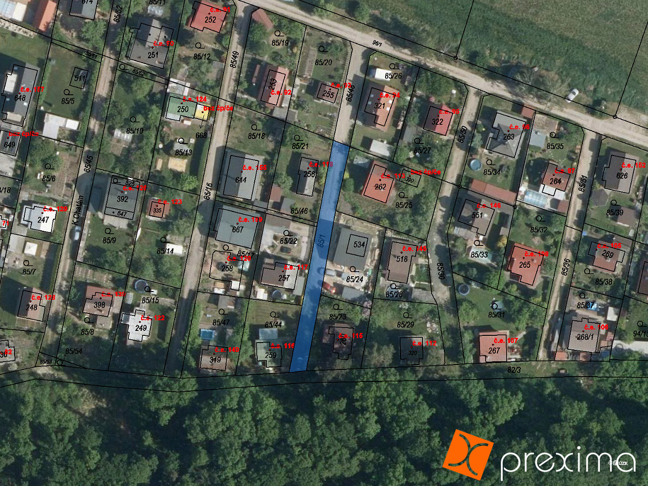 Prodej pozemku 50 m²