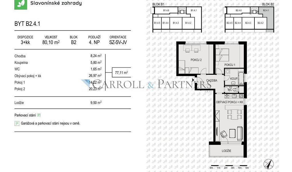 Prodej bytu 3+kk 80 m², Olomouc – náhled fotky 3
