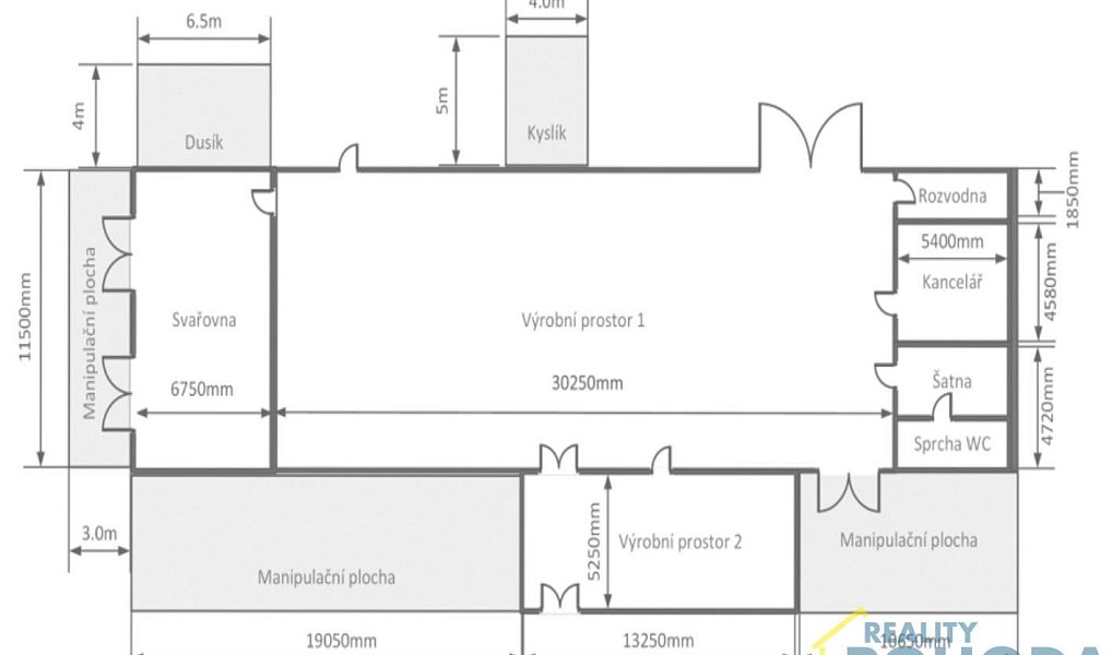 Pronájem výrobních prostor 557 m², Vysoké Mýto – náhled fotky 40
