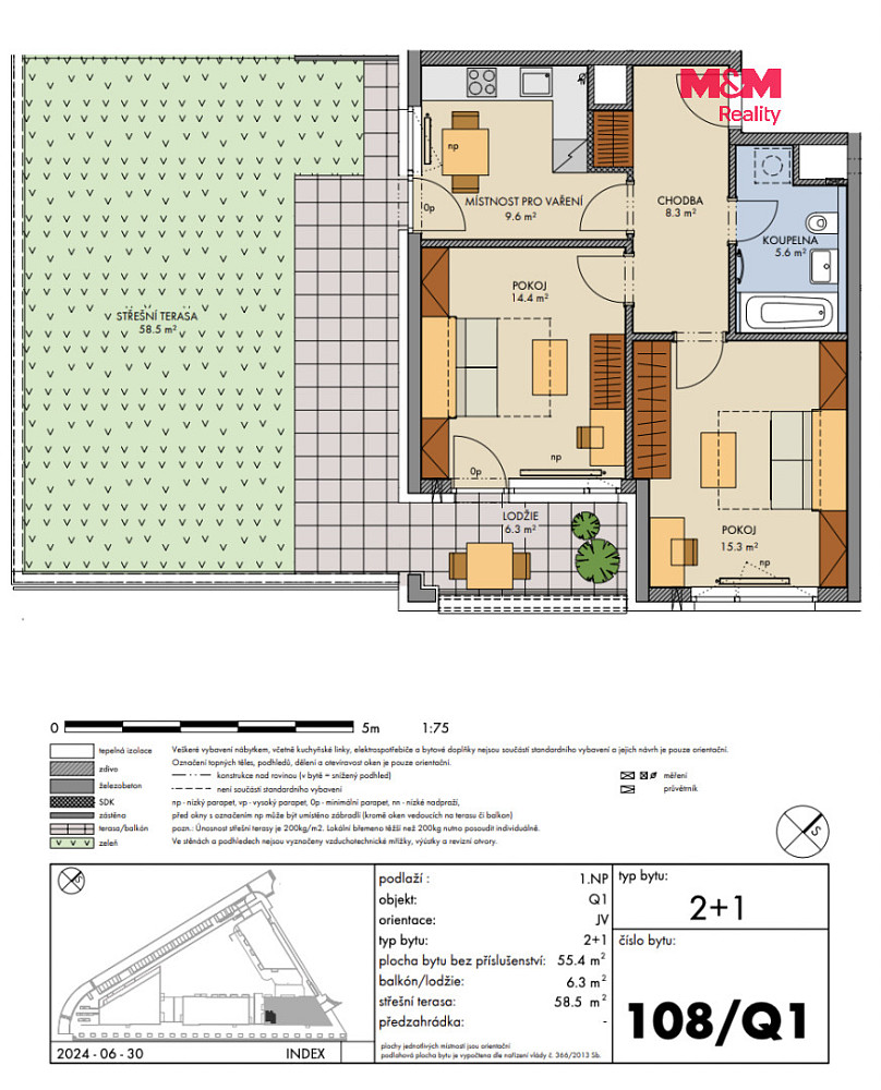 Prodej bytu 2+1 55 m² – fotografie 2