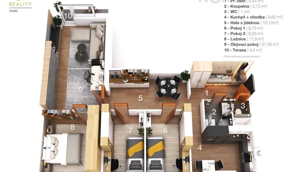 Prodej bytu 4+1 78 m², Tábor – náhled fotky 18