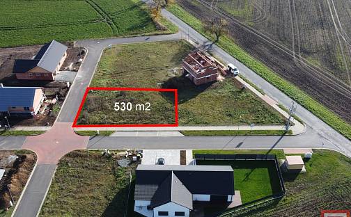 Prodej stavebního pozemku 530 m², Lutín, okres Olomouc