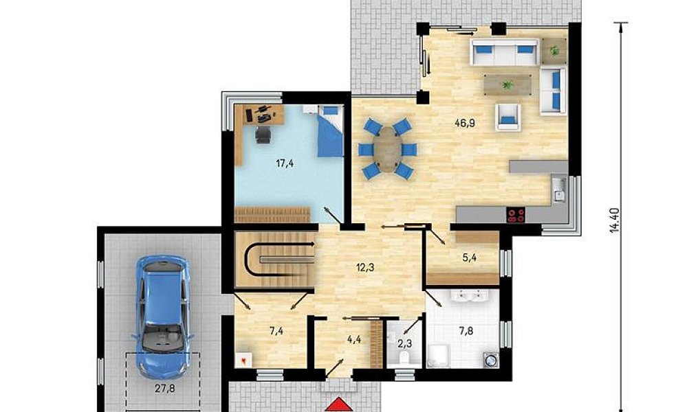 Prodej stavebního pozemku 2 288 m², Úvaly – náhled fotky 9