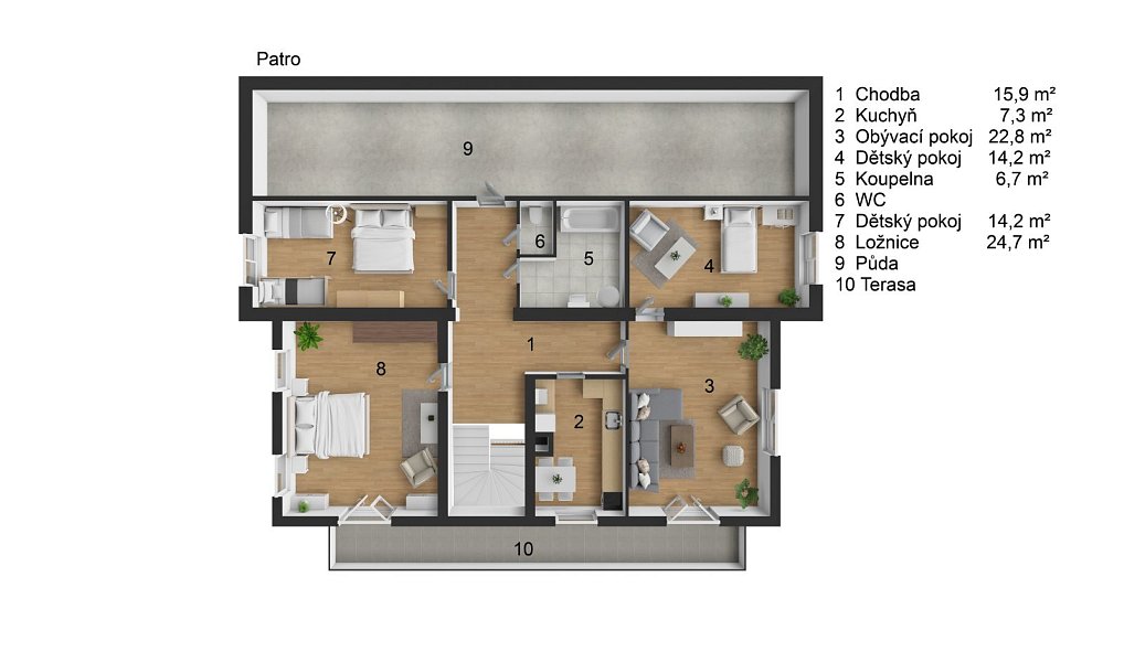 Prodej domu 253 m² s pozemkem 5 652 m², Červený Kostelec – náhled fotky 9