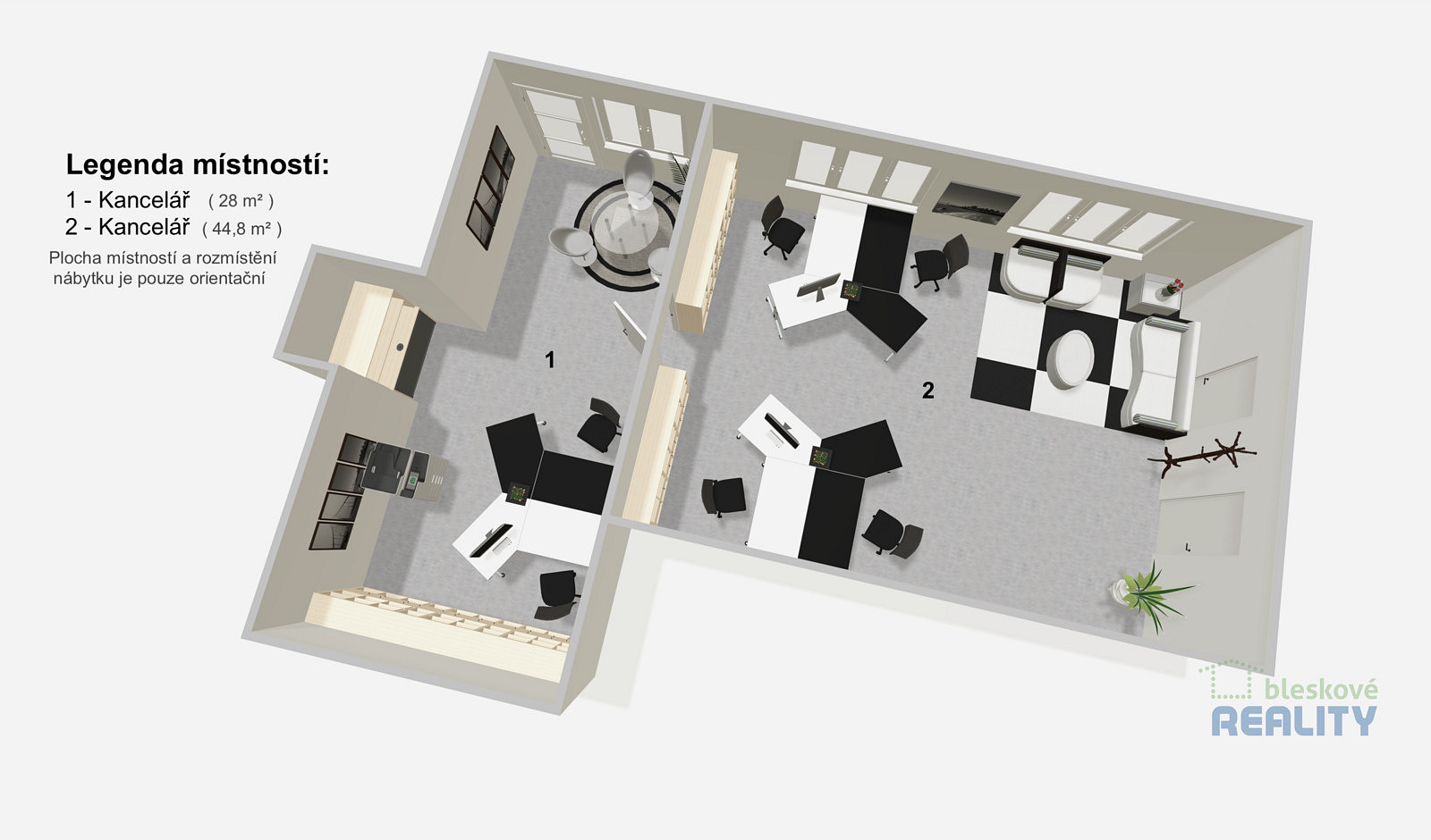 Pronájem kanceláře 28 m² – fotografie 5