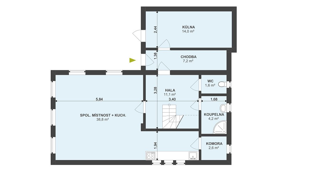 Prodej chaty/chalupy 142 m² s pozemkem 2 550 m², Liberk – náhled fotky 3