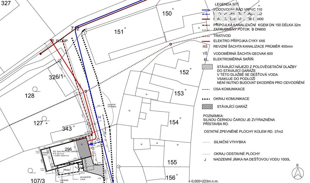Prodej stavebního pozemku 576 m², Bařice-Velké Těšany – náhled fotky 3
