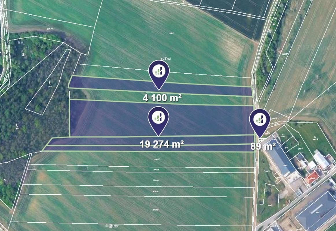 Prodej pole 22 581 m²