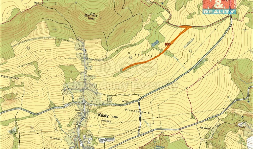 Prodej louky 10 043 m², Kozly – náhled fotky 4
