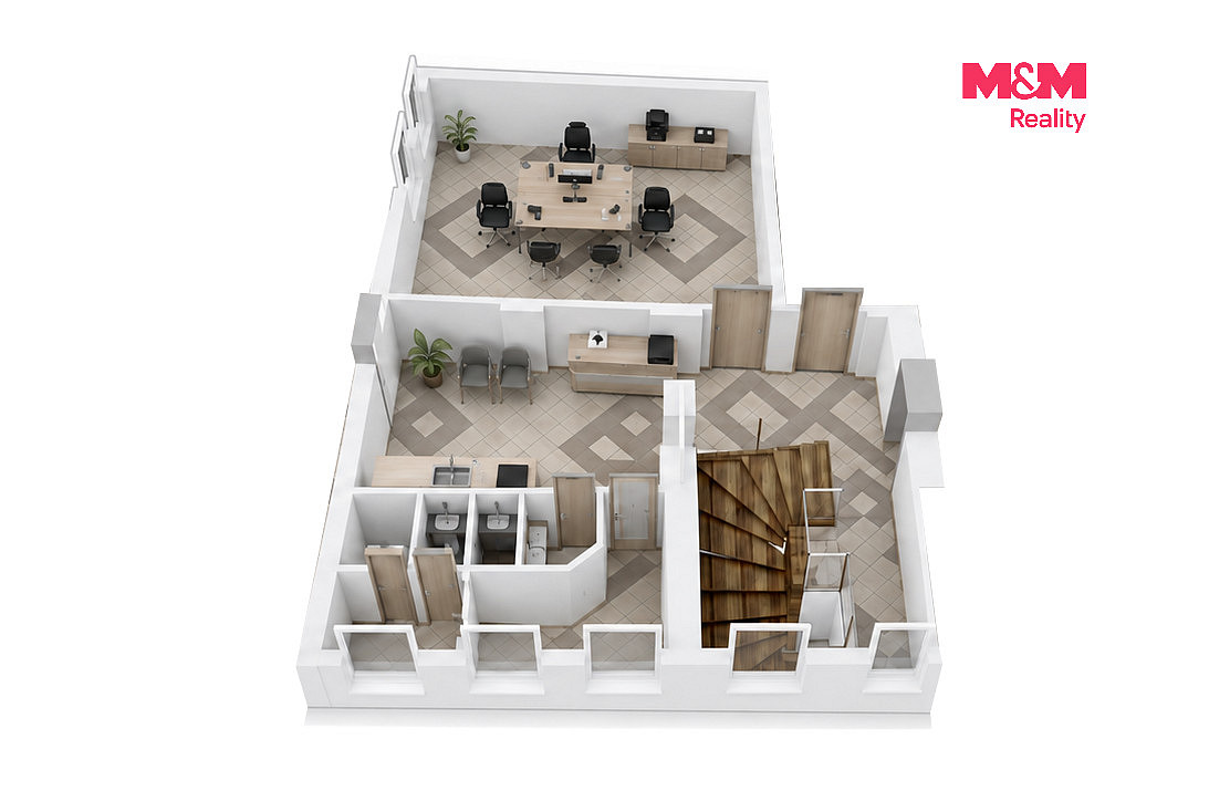 Pronájem kanceláře 48 m² – fotografie 2