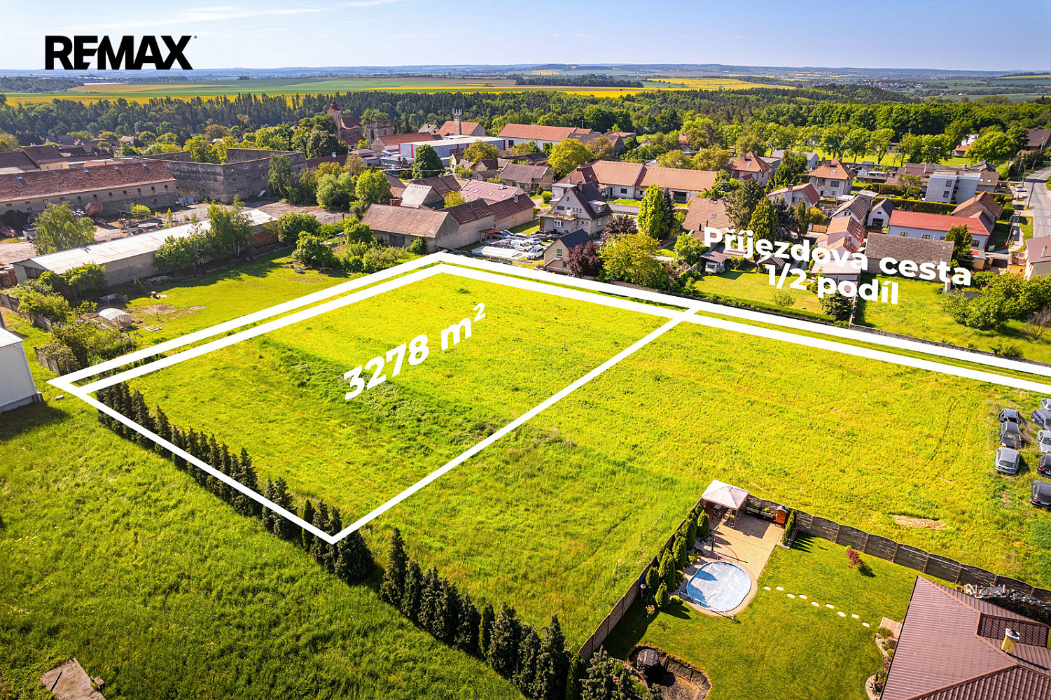 Prodej stavebního pozemku 3 278 m²