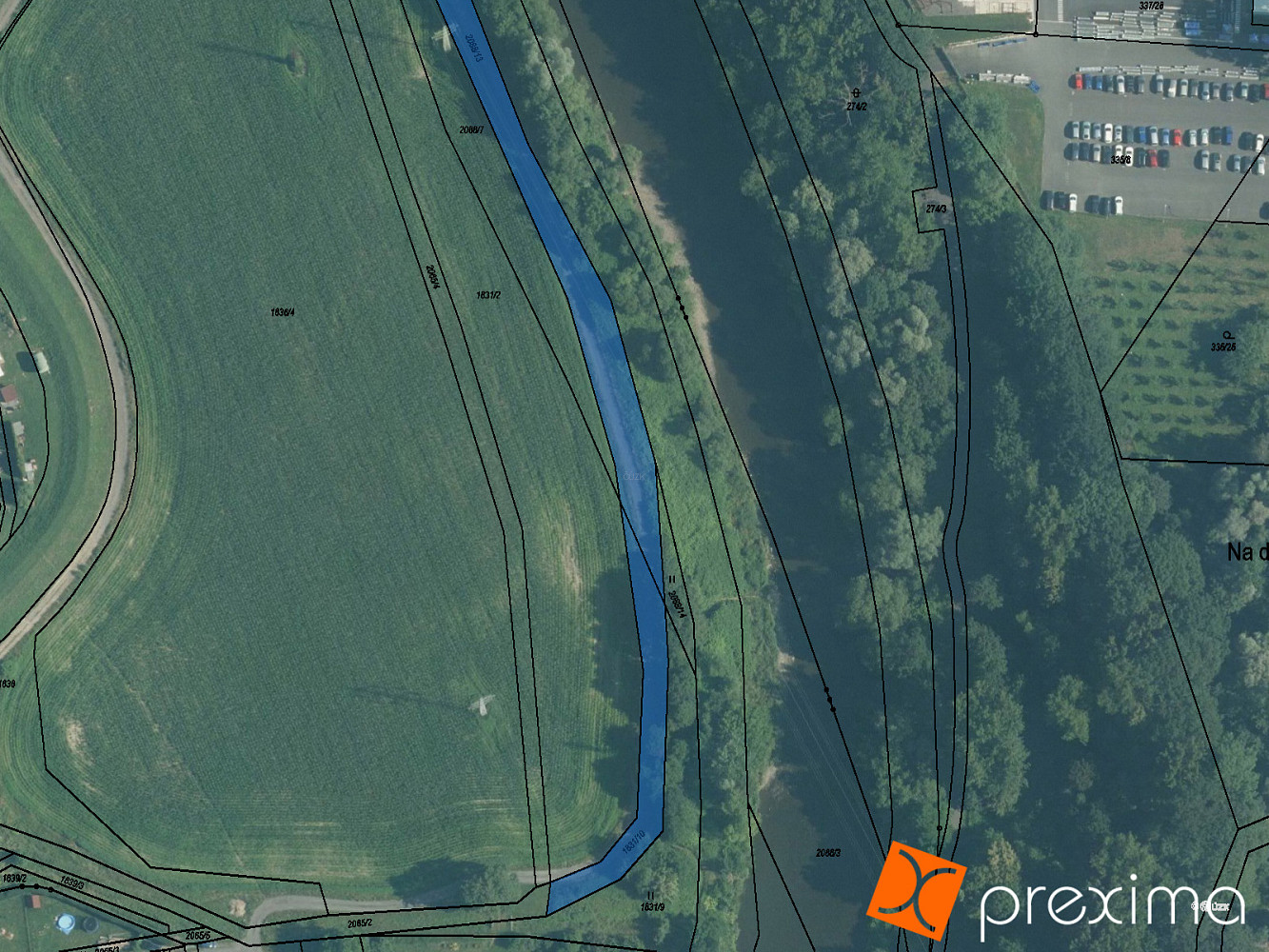 Prodej komerčního pozemku 299 m²
