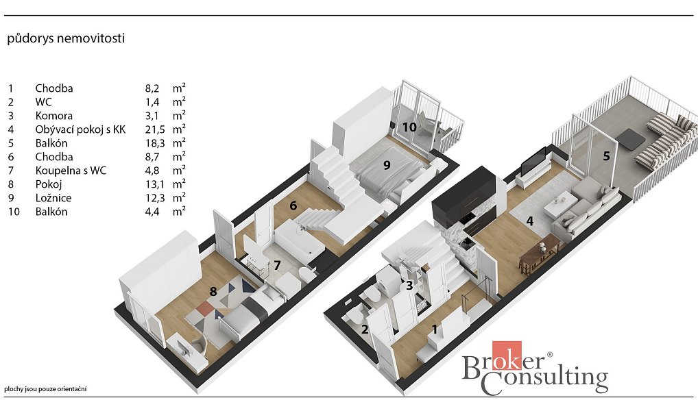 Prodej bytu 3+kk 73 m², Pardubice – náhled fotky 12