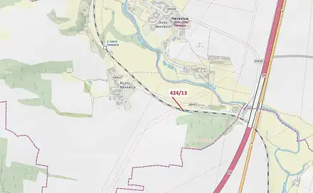 Dražba pozemku 392 m², Nerestce