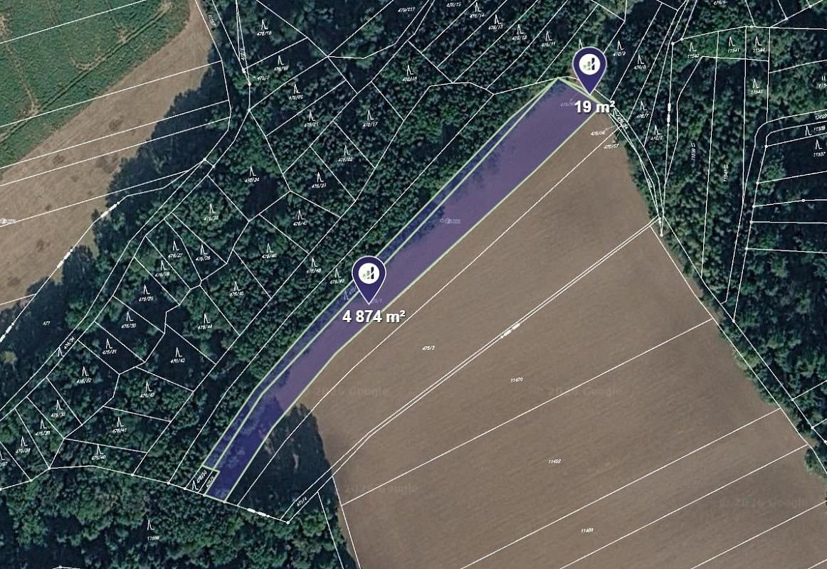 Prodej pole 4 893 m²