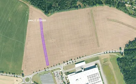 Prodej komerčního pozemku 3 061 m², Zruč nad Sázavou, okres Kutná Hora