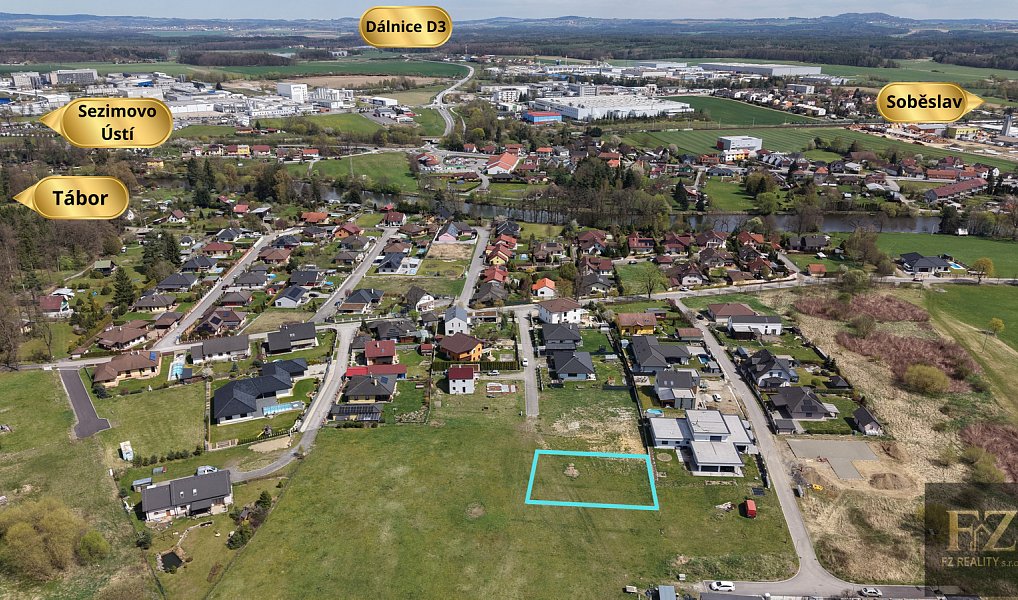 Prodej stavebního pozemku 687 m², Planá nad Lužnicí – náhled fotky 2