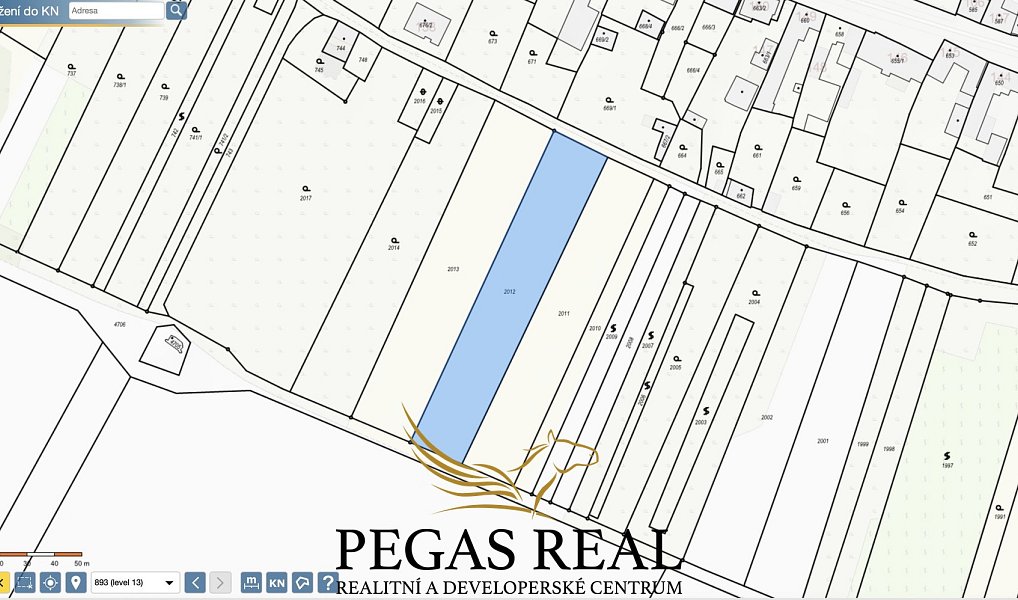 Prodej pole 2 628 m², Šatov – náhled fotky 2