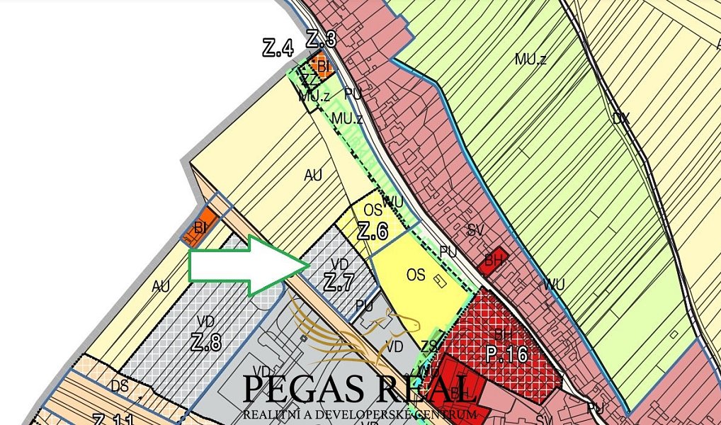 Prodej komerčního pozemku 4 303 m², Troubsko – náhled fotky 4