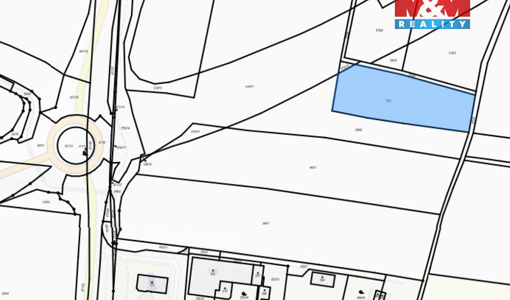 Prodej pole 722 m², Pardubice – náhled fotky 2