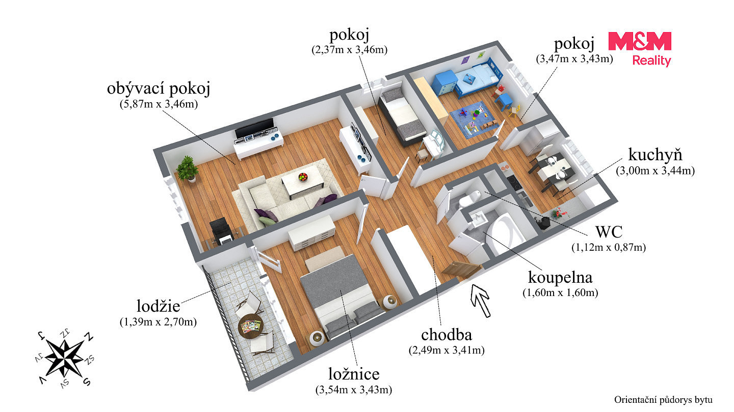 Prodej bytu 4+1 79 m² — photo 3