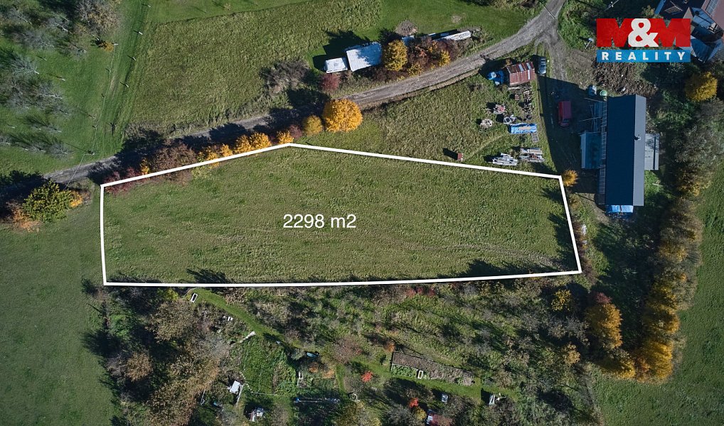 Prodej stavebního pozemku 2 298 m², Jestřabí – náhled fotky 4