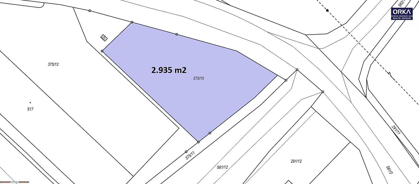 Prodej komerčního pozemku 2 935 m² — photo 4