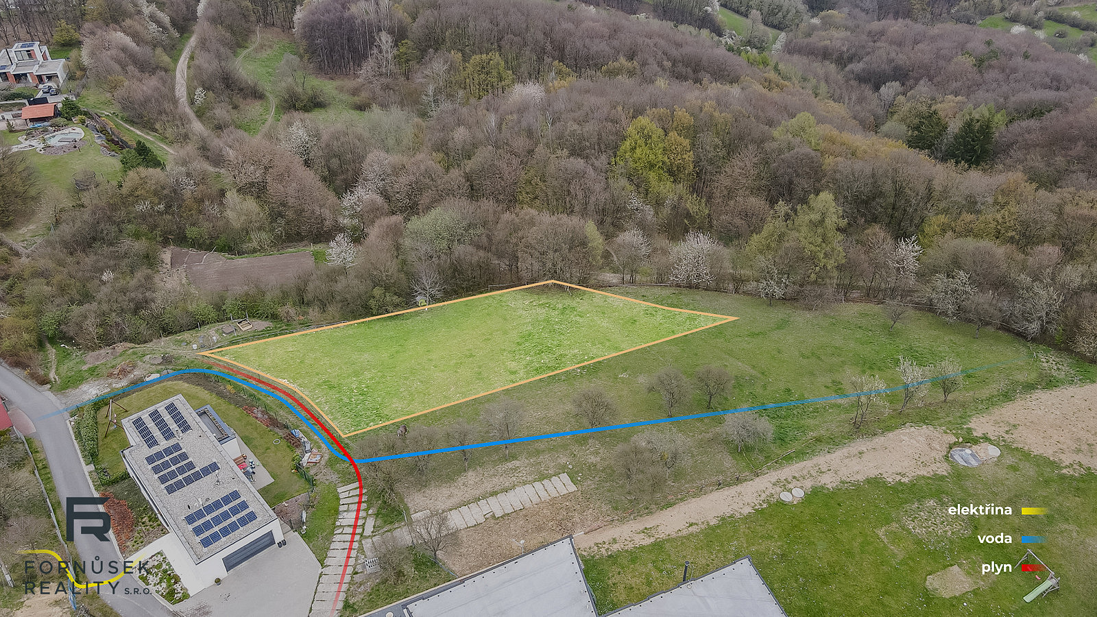 Prodej pozemku 1509 m² – pohled 4