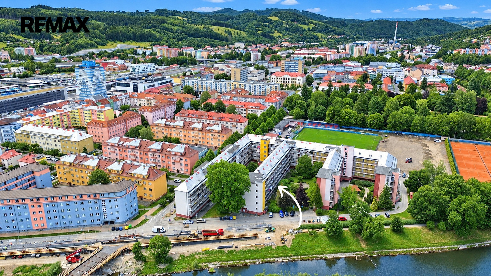 Byt 2+kk v širším centru Vsetína ul. Tyršova