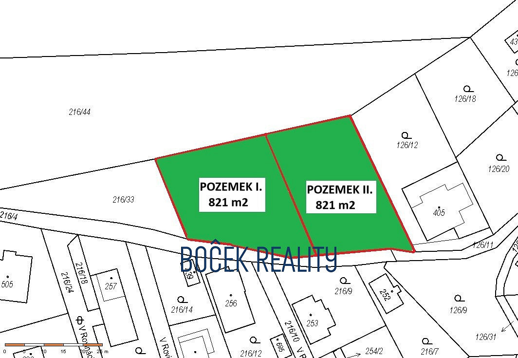 Prodej stavebního pozemku 821 m² – fotografie 2