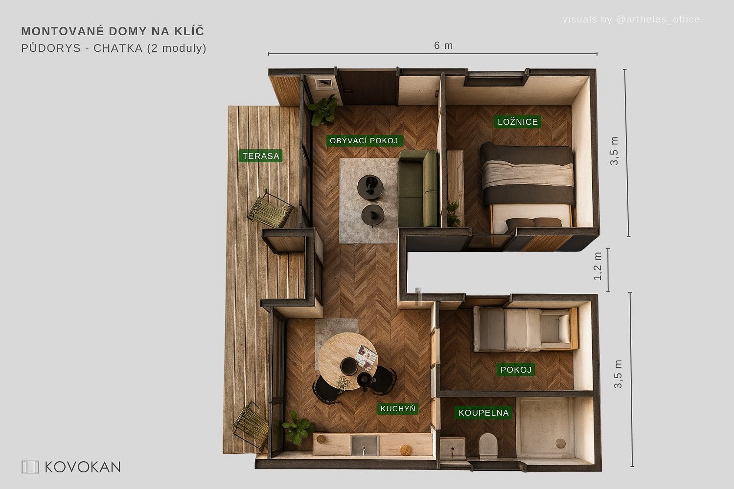 Prodej chaty/chalupy 45 m² s pozemkem 622 m² — photo 2
