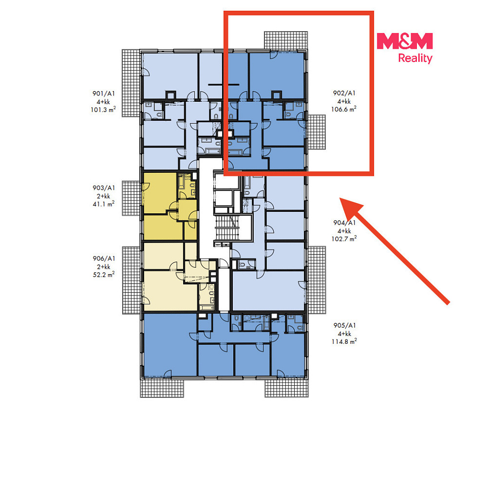 Prodej bytu 4+kk 107 m² – fotografie 4