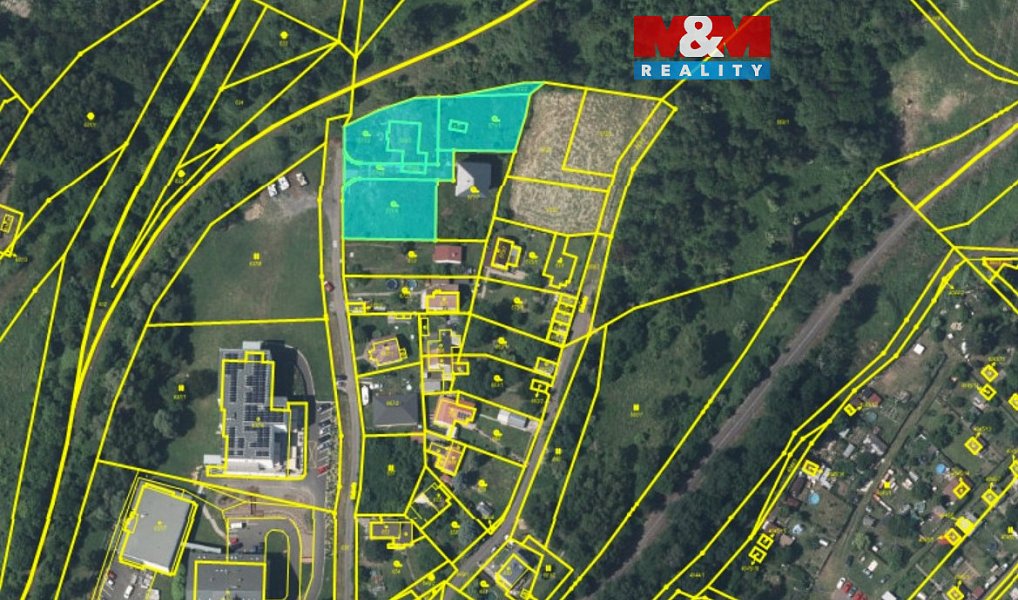 Prodej stavebního pozemku 2 629 m², Dubí – fotka 1 z 9