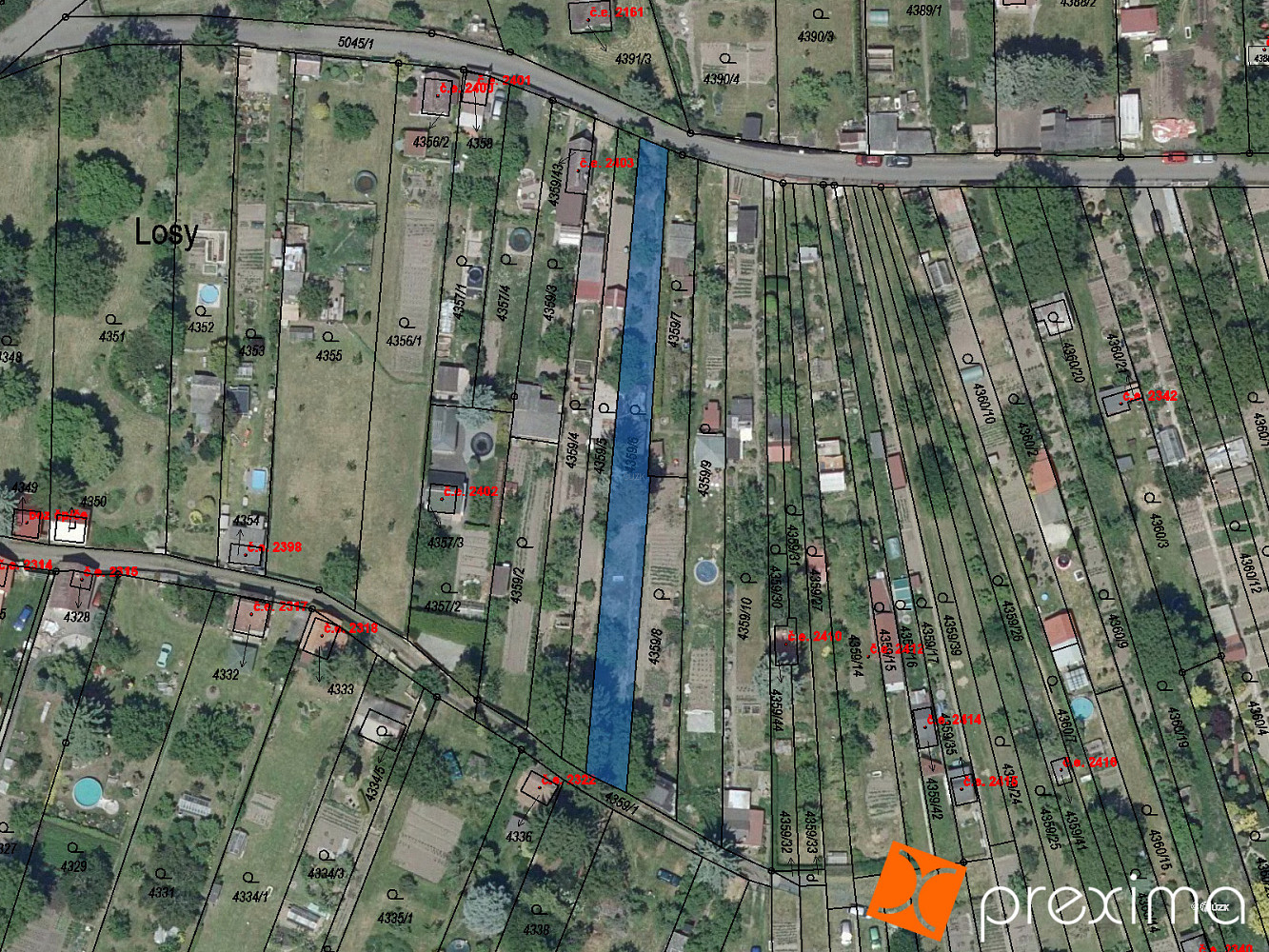 Prodej zahrady 103 m²
