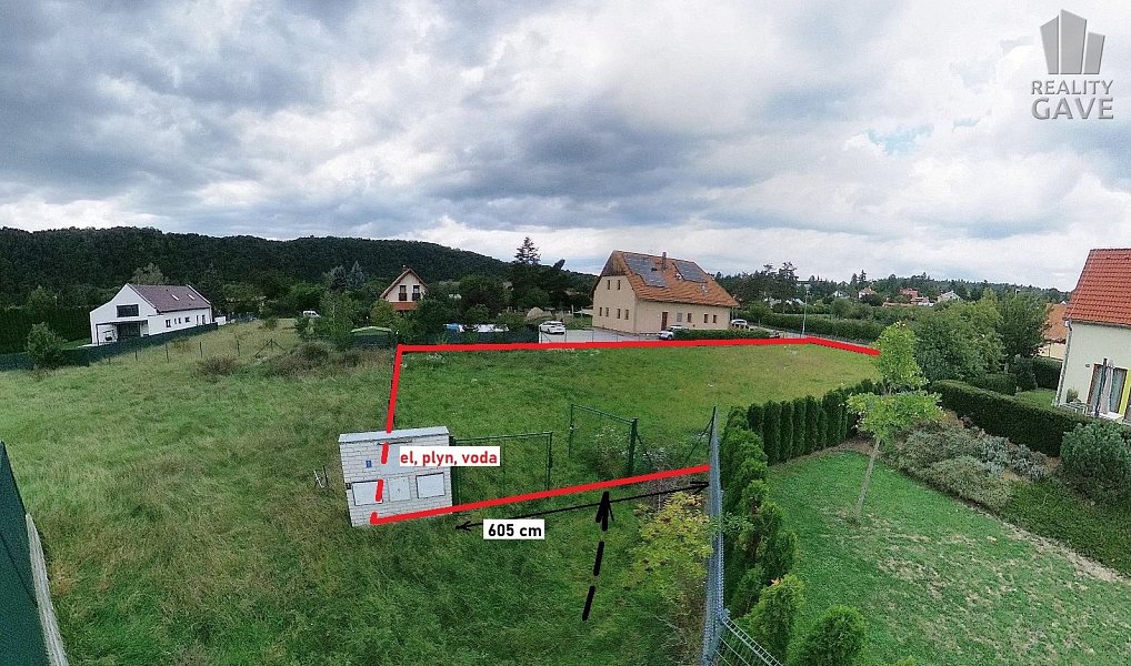 Prodej stavebního pozemku 1 059 m², Hlásná Třebaň – náhled fotky 9