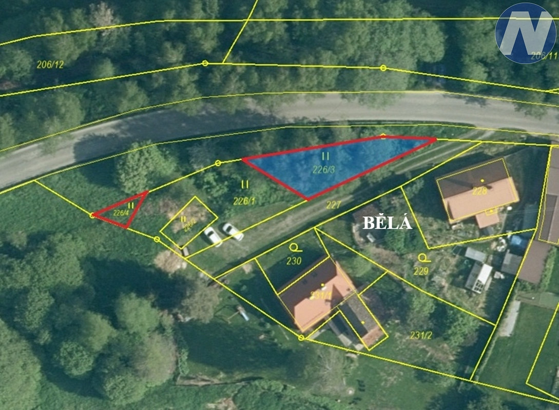 Prodej pozemku 258 m² – pohled 2