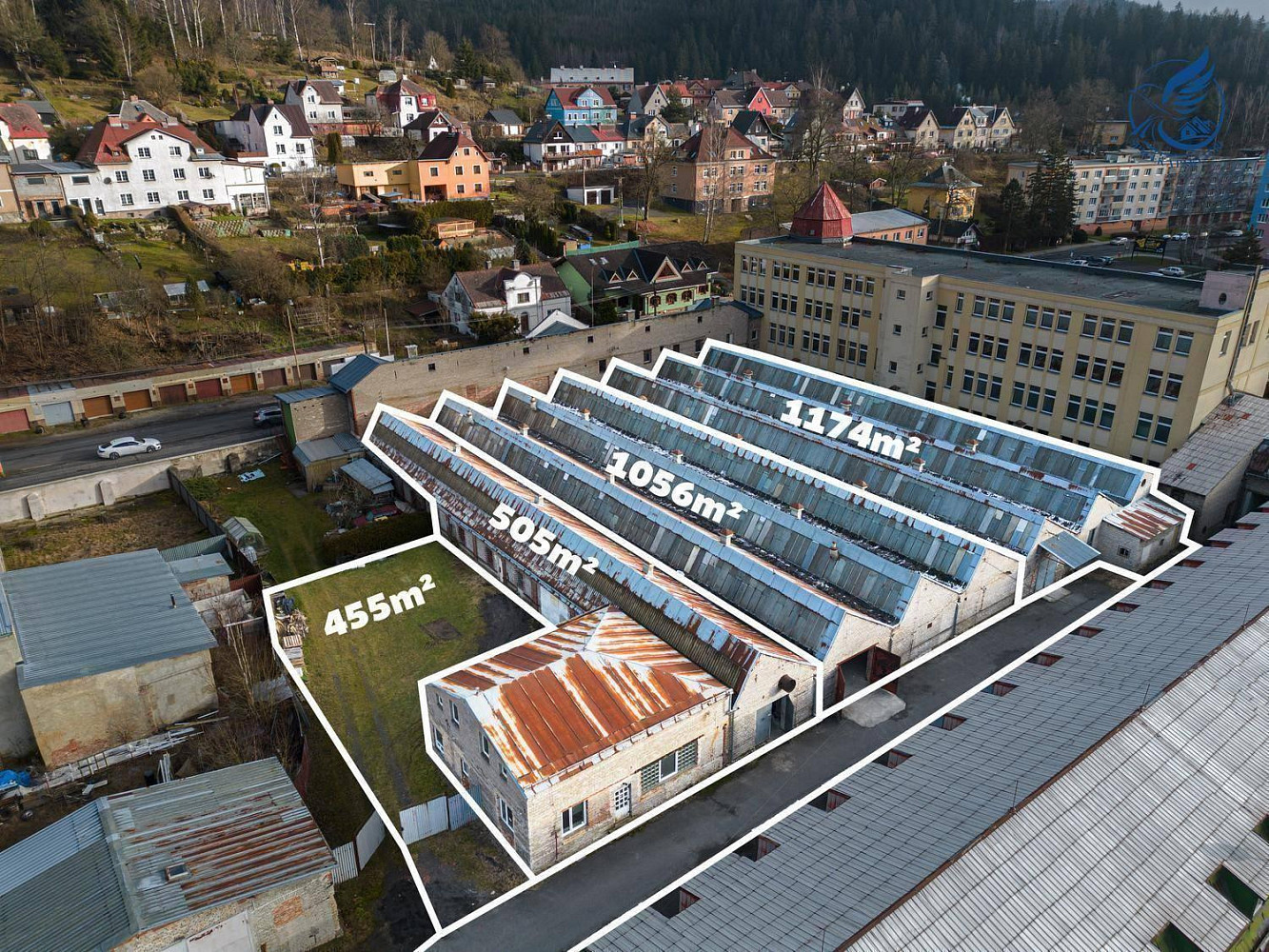 Prodej výrobních prostor 2 955 m²