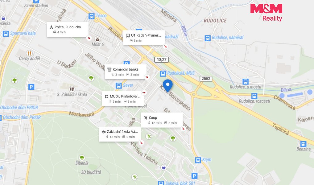 Prodej bytu 1+1 26 m², Most – náhled fotky 13