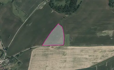 Prodej pole 31 044 m², Zvěrotice, okres Tábor