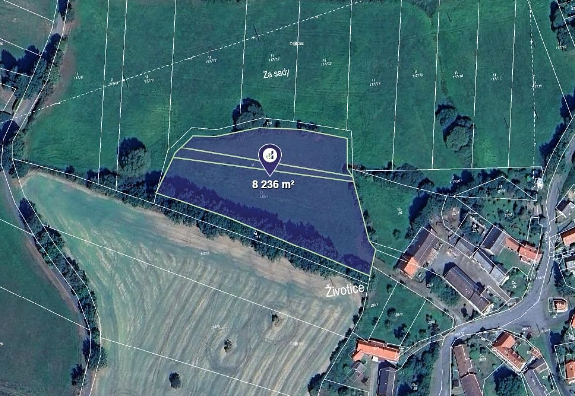 Prodej louky 4 118 m²