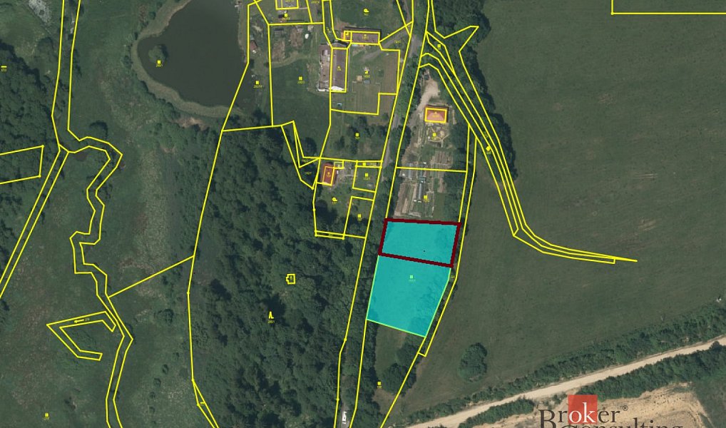 Prodej stavebního pozemku 1 200 m², Milhostov – náhled fotky 3