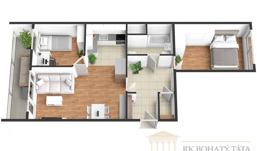 Prodej bytu 3+kk 70 m², Praha – náhled fotky 4