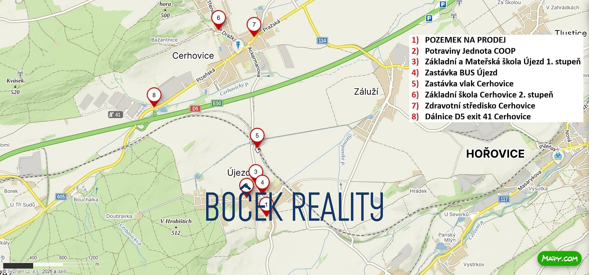 Prodej stavebního pozemku 2 431 m² – fotografie 3