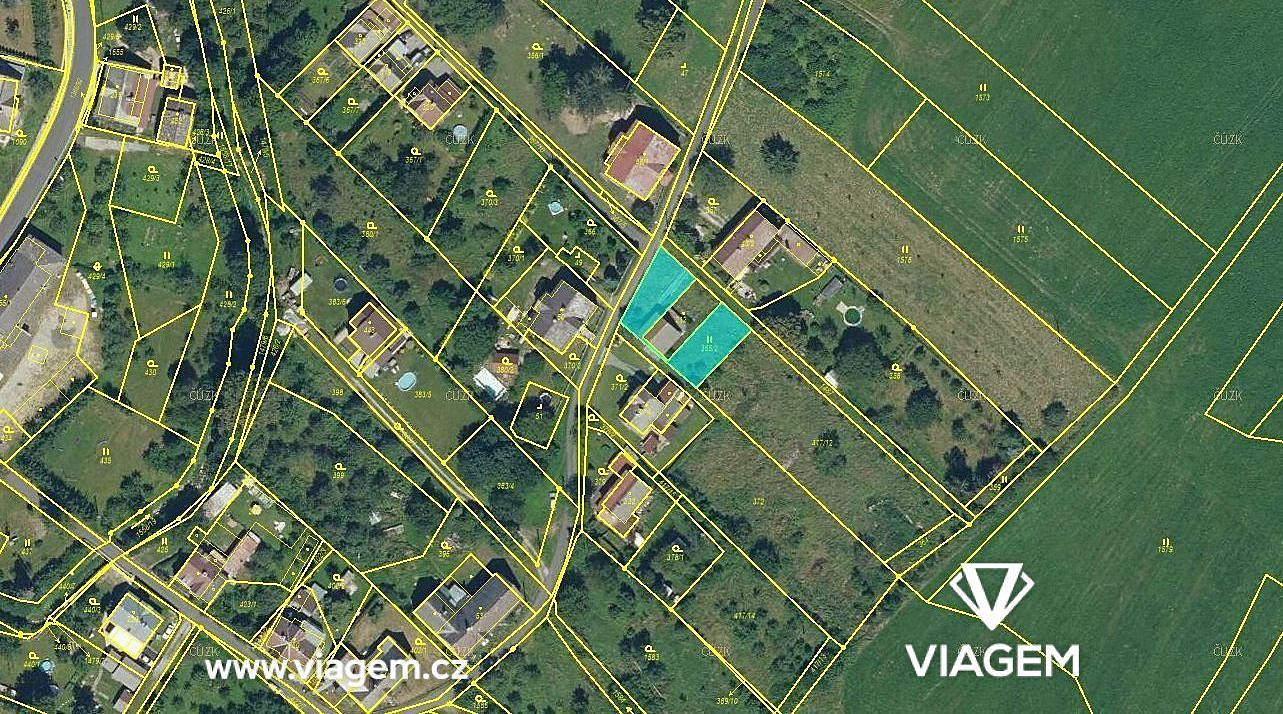 Prodej stavebního pozemku 163 m² – pohled 3