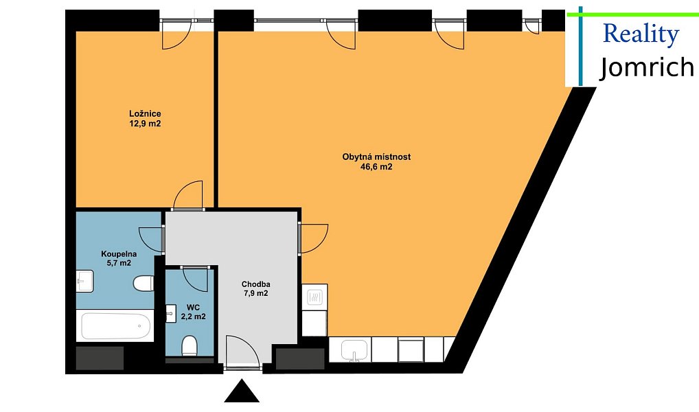 Pronájem bytu 2+kk 78 m², Turnov – náhled fotky 10