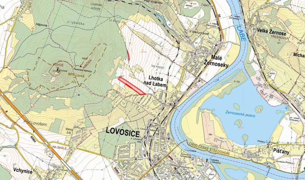 Prodej pole 10 310 m², Lhotka nad Labem – náhled fotky 3
