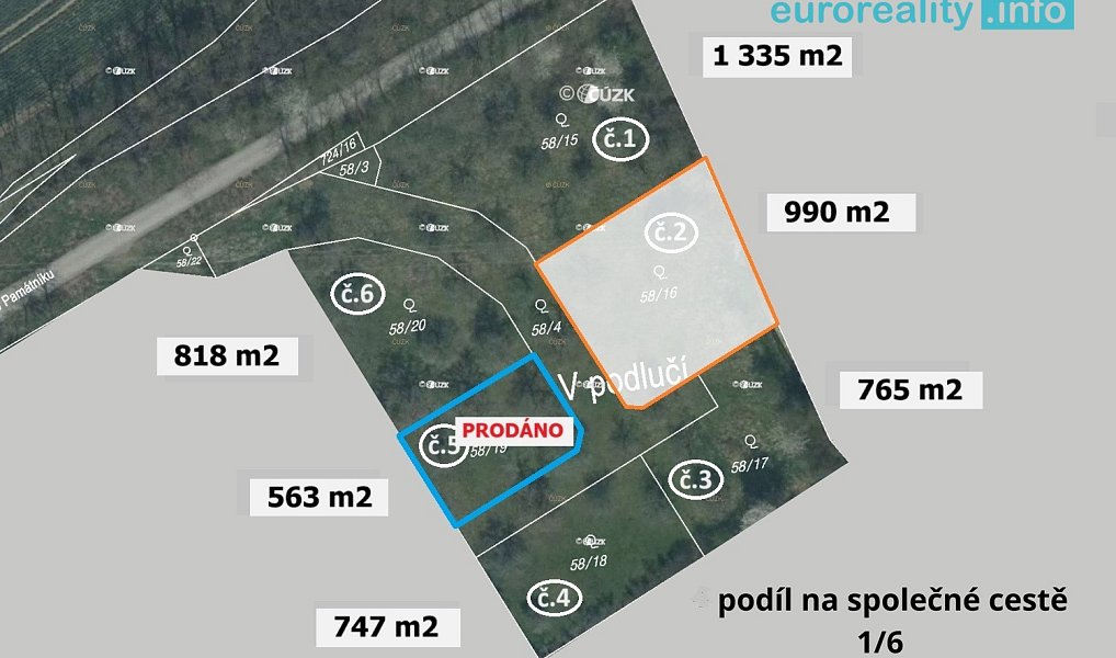 Prodej pozemku, 990 m², Plzeň-město, Plzeň