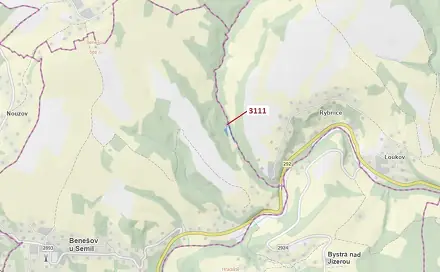 Dražba lesa 2 958 m², Bystrá nad Jizerou