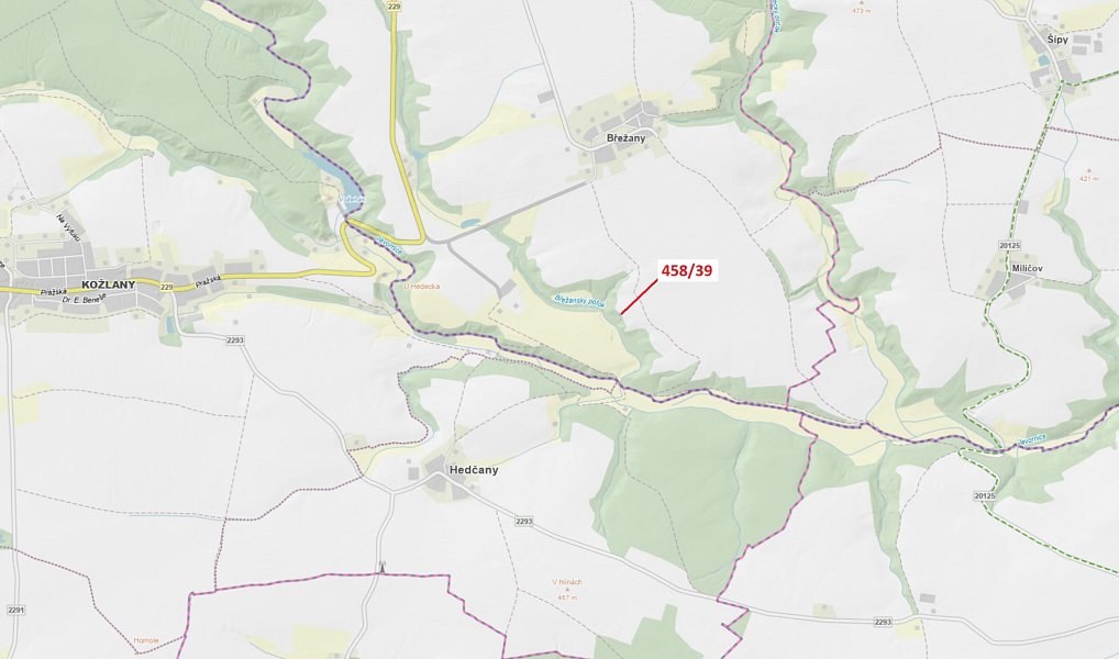 Dražba lesa, 50 m², Rakovník, Břežany